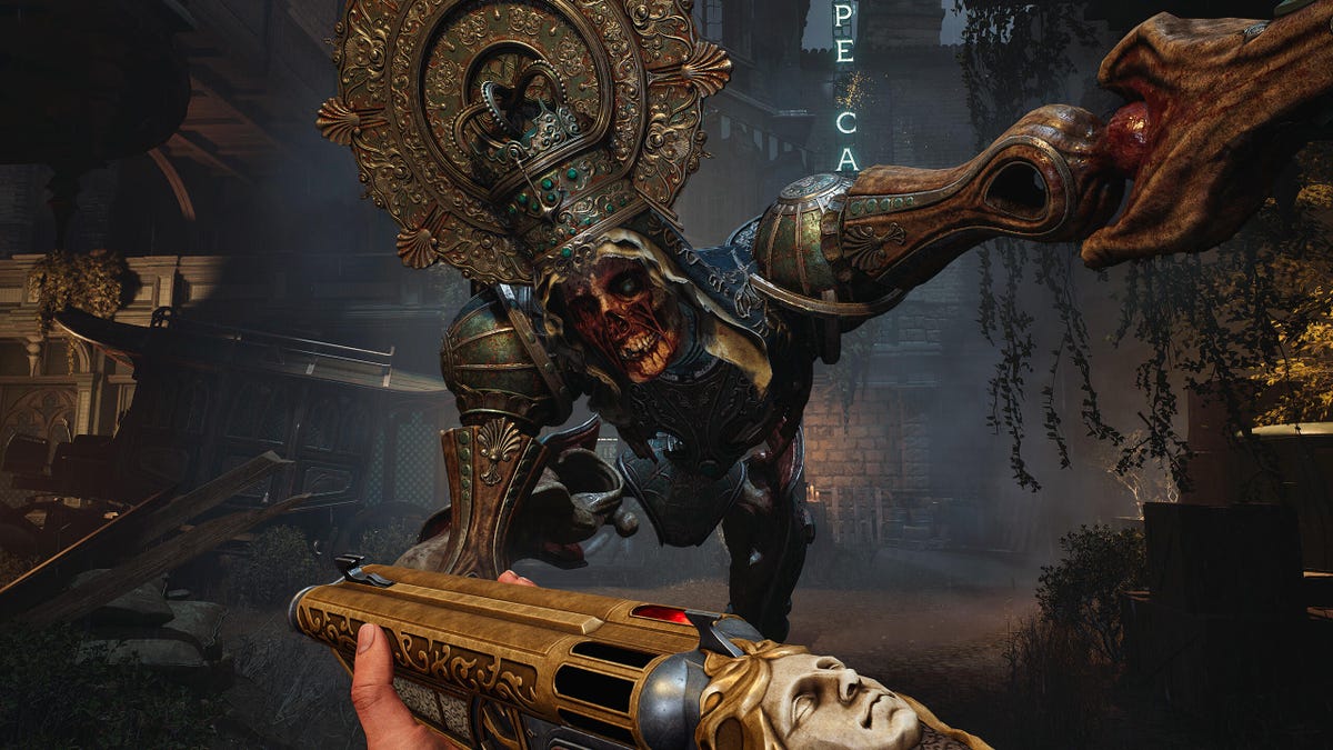 Crisol is a BioShock-Like Cult Horror Shooter Using Your Blood For Bullets