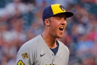Brewers’ triple-digit throwing rookie makes MLB history after perfect game bid in second MLB start