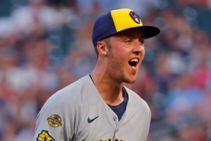 Brewers’ triple-digit throwing rookie makes MLB history after perfect game bid in second MLB start
