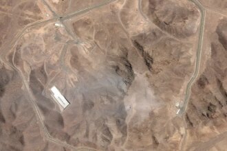 Satellite image shows Fordow nuclear facility after massive bomb strike