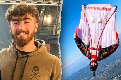 Champion skydiver plummets to death during wingsuit jump