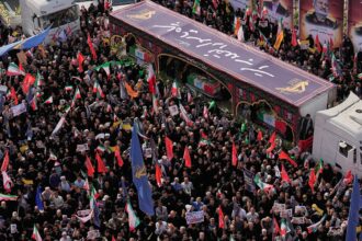 Iran holds funeral for top commanders, nuclear scientists killed in Israeli operation