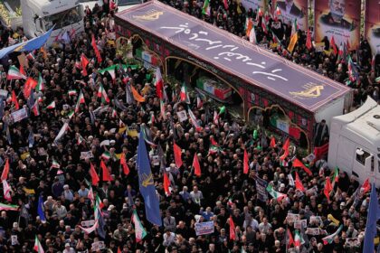 Iran holds funeral for top commanders, nuclear scientists killed in Israeli operation