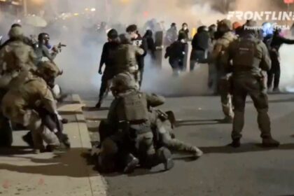 Suspected ICE facility attackers arrested in blue city, charged with assaulting federal officers