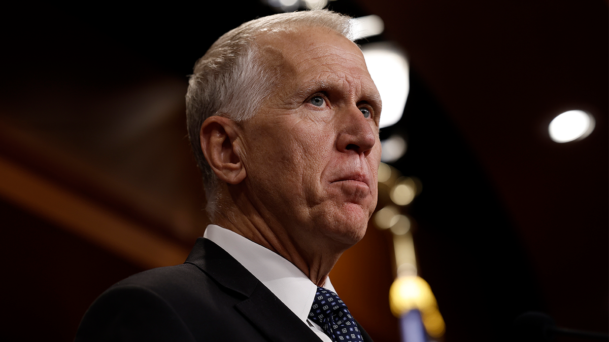 Sen. Tillis looking serious