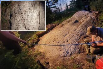 Biblical carving discovered near US has experts wondering about possible link to Jesus’ death