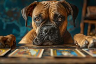 What are dogs and cats thinking when they stare at us? A pet tarot reading can provide answers