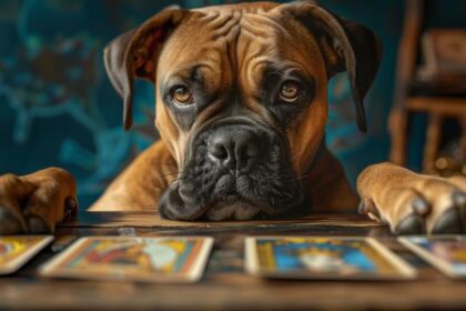 What are dogs and cats thinking when they stare at us? A pet tarot reading can provide answers