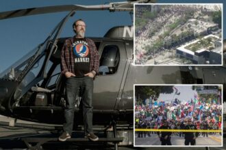 LA chopper reporter goes on bizarre rant about marriage issues, love of booze during live ‘No Kings’ broadcast