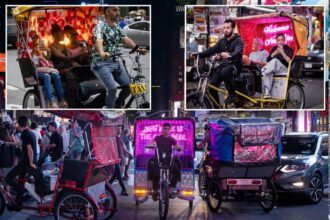Pedicabs blasting music upset Broadway performances, cause chaos for Midtown drivers —but NYC pushes for theater ban