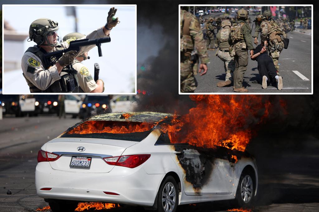 Feds mobilize the National Guard as riots over immigration raids wreak havoc on Los Angeles