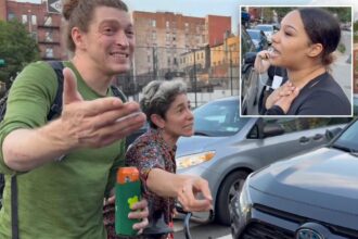 Watch arrogant way NYC anti-ICE protesters mock mom begging them to let her get to work