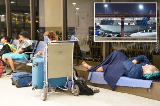 Newark passengers stranded as airport suffers more chaos over worrying lack of air traffic controllers
