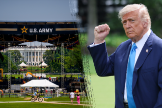 Trump’s military parade honoring Army’s founding threatened by protests, thunderstorms