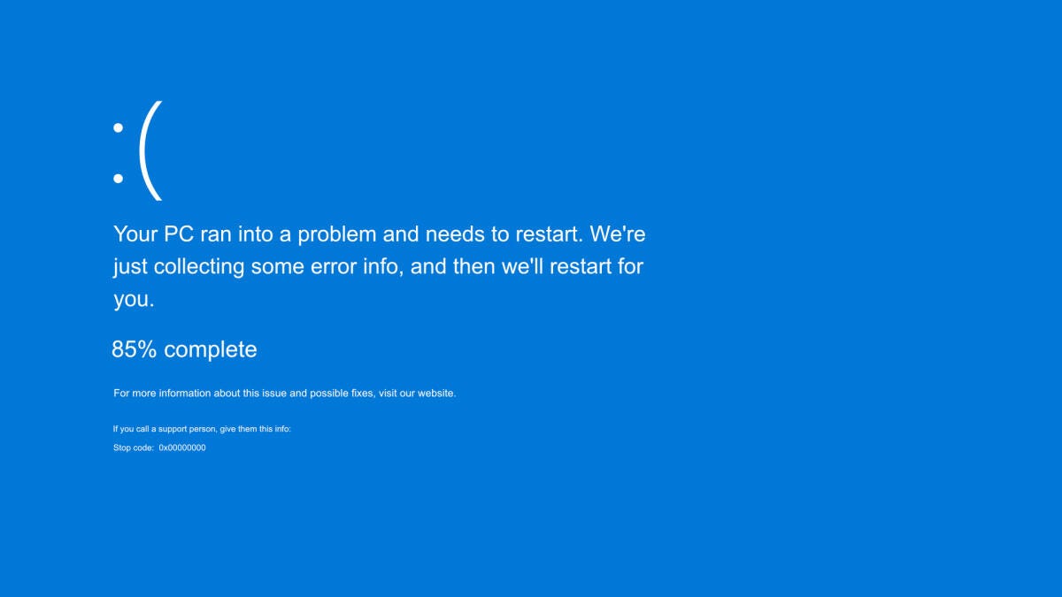 Microsoft Officially Retires ‘Blue Screen of Death’ After 40 Years of Frowny-Faces