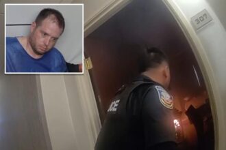 Heroic cop rushes into burning hotel room containing explosive devices to avert potential catastrophe: cops