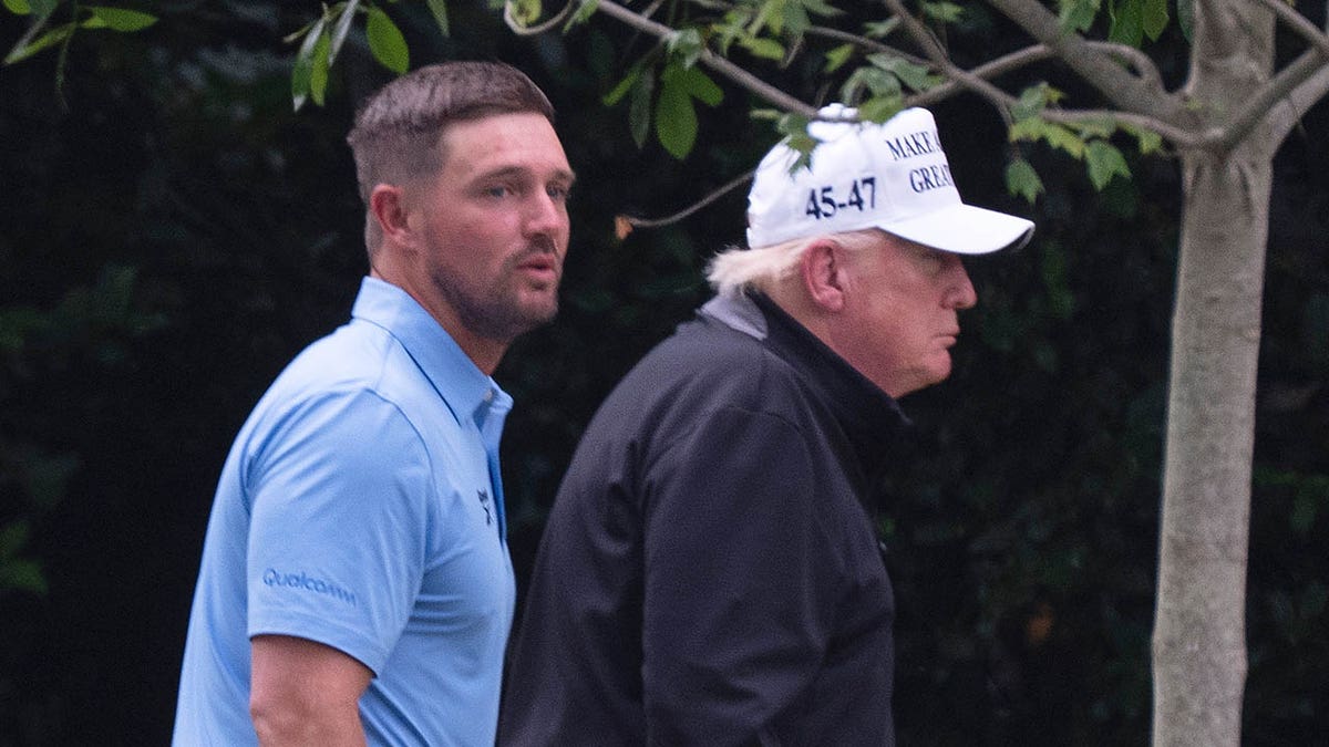 Bryson DeChambeau and Donald Trump