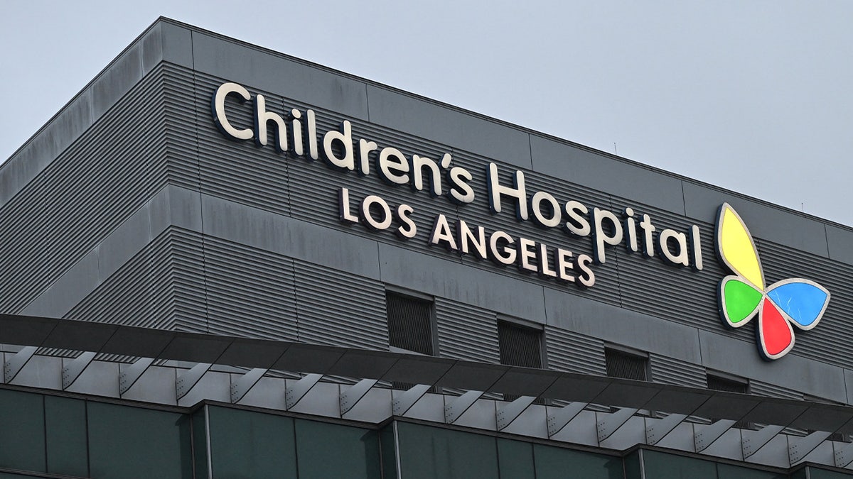 Sign on building: Children's Hospital Los Angeles