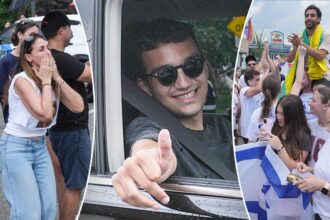 Former Hamas hostage Edan Alexander returns to a hero’s welcome in New Jersey