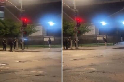 Video shows LAPD cop shoot woman at point-blank range with rubber bullet as she was trying to get home