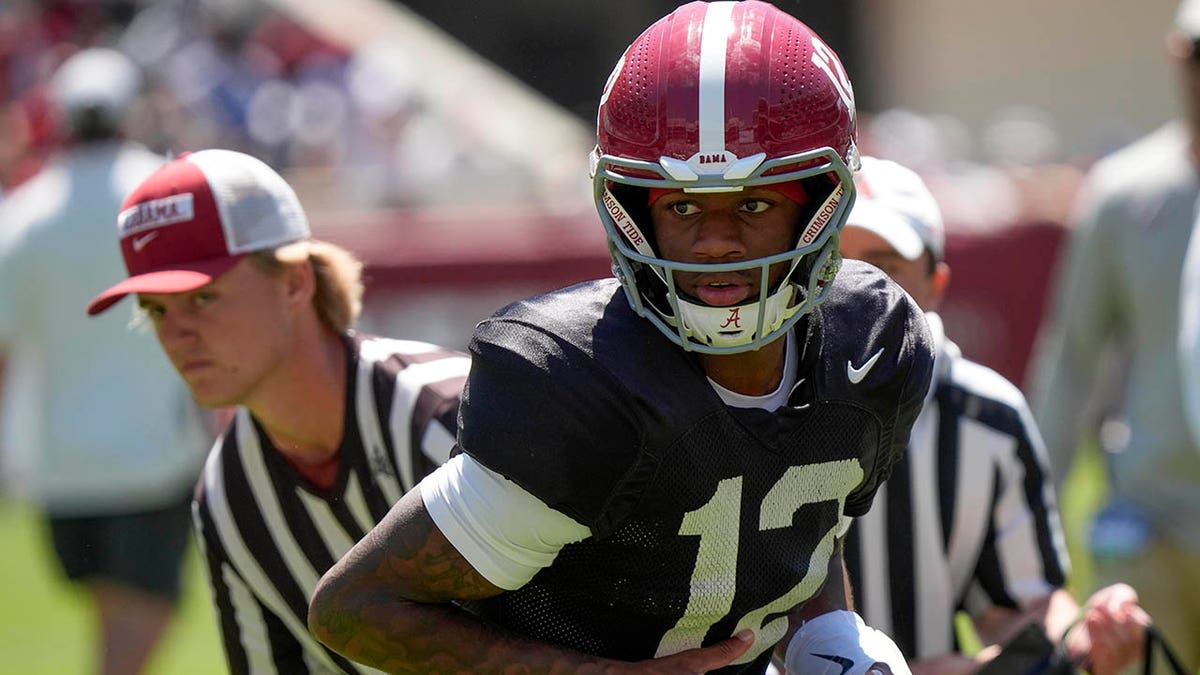 Keelon Russell during spring game