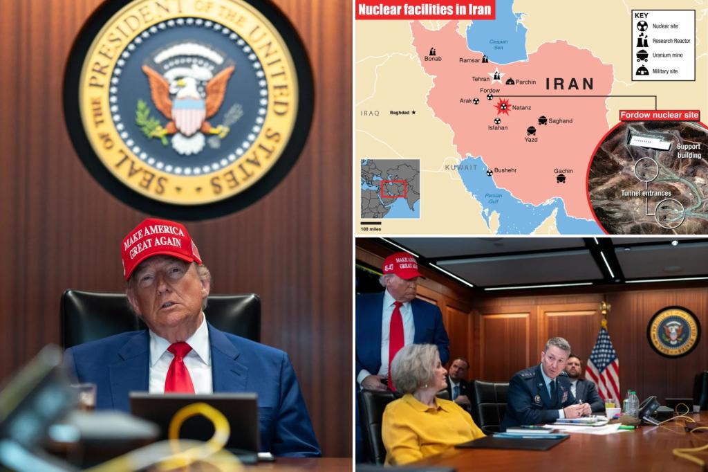 Trump threatens to unload more, ‘far greater’ strikes on ‘bully’ Iran if peace isn’t immediately accepted after US ‘obliterates’ Fordow nuclear site