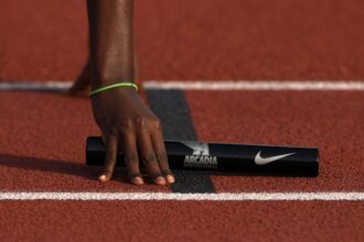 Girls’ track athlete cries in 1st TV interview after losing championship for fire extinguisher celebration