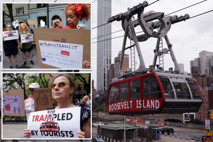Roosevelt Island locals want fast pass to take tram as selfie-crazed tourists turn transit into attraction