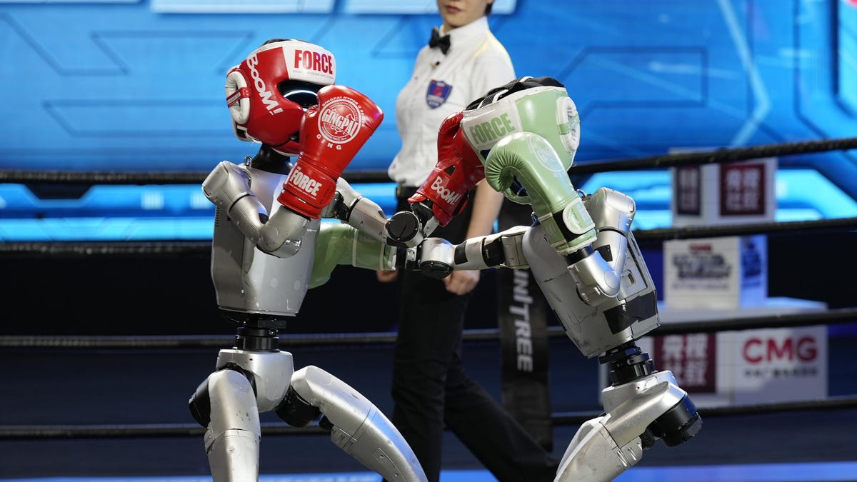 Highlights From World’s First Humanoid Robot Kickboxing Tournament