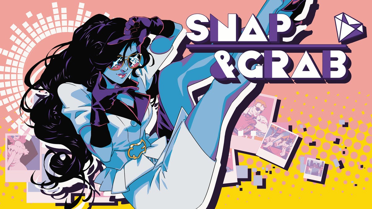 Snap & Grab Is an ’80s Glam Heist Game That’s ‘Hitman’ meets Pokémon Snap