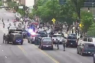 Crazed gunman in custody after shooting during ‘No Kings’ march in Salt Lake City left one person critically injured