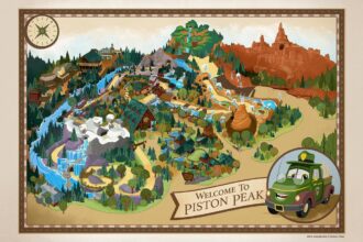 First Looks at Disneyland Expansion and Disney World’s ‘Piston Peak’ Cars Land