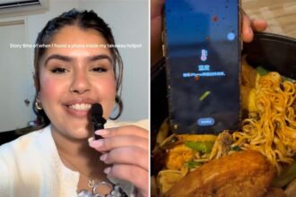 Woman finds crazy discovery at the bottom of her takeout food
