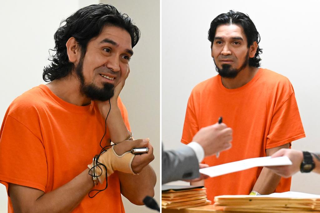 Illegal migrant who chased US attorney with knife flashes carefree smile as he pleads guilty, faces deportation