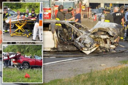 Six injured when car barrels into oncoming Belt Parkway traffic in NYC