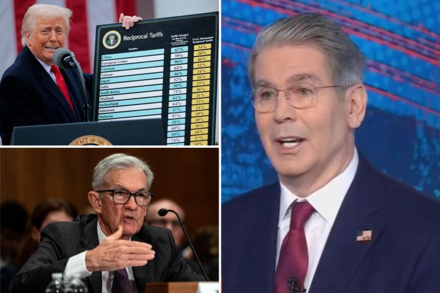 Bessent teases new Aug. 1 deadline for tariffs, says Fed chair can’t cut rates like Trump wants