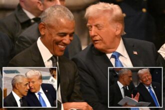 Here’s what Trump and Obama laughed and talked about at Jimmy Carter’s funeral, new book reveals