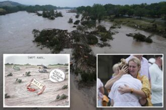 NY paper’s ‘vile’ political cartoon appears to mock Trump-voting Texas flood victims