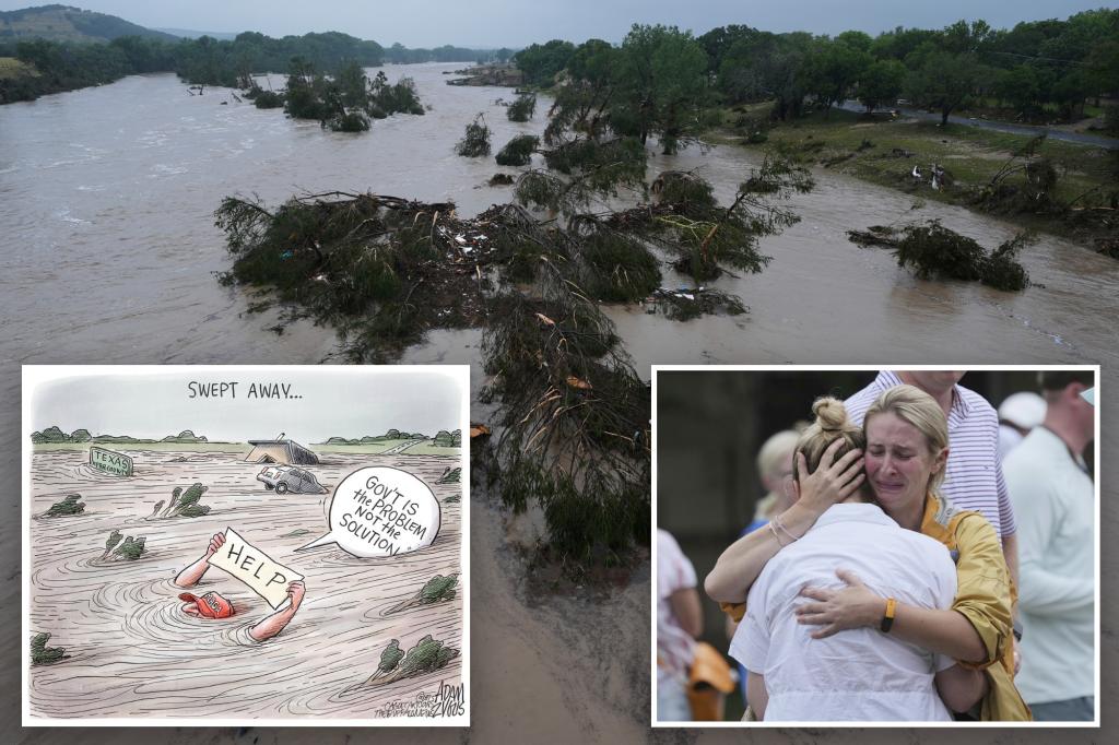 NY paper’s ‘vile’ political cartoon appears to mock Trump-voting Texas flood victims