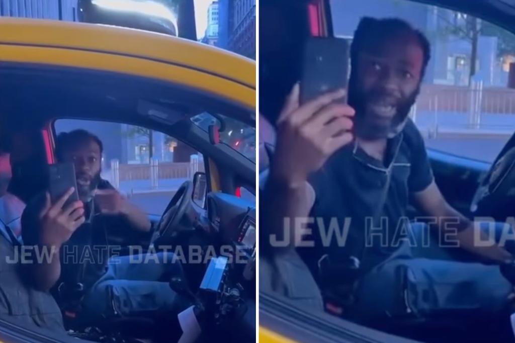 HATE CAB: NYC taxi driver caught on video spewing antisemitic slurs