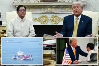 Trump announces trade deal with ‘tough’ Philippine President Marcos