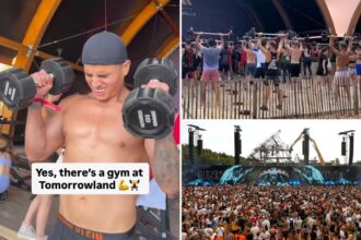 Tomorrowland music festival goes viral for having full-blown gym on grounds