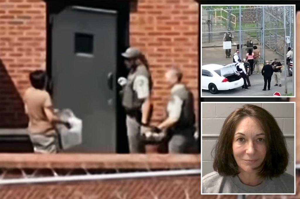 Ghislaine Maxwell holds mysterious box as she returned to Florida prison after meeting with Trump’s DOJ