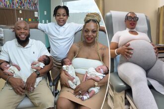Couple shocked to become rare parents to have quadruplets conceived naturally: ‘I didn’t think it was gonna be four!’