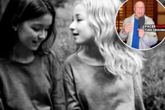 Optical illusion reveals creepy face hidden in sweet photo of two children: ‘Terrifying’