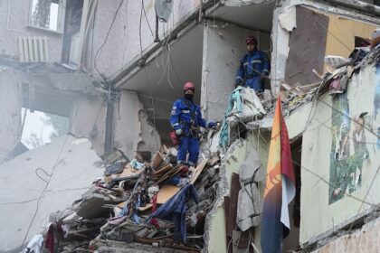 Russia’s missile and drone strike on Kyiv kills six and injures 52