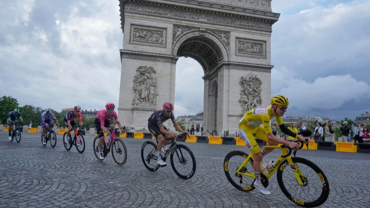 Tadej Pogačar crowned Tour de France champion 2025 for 4th time