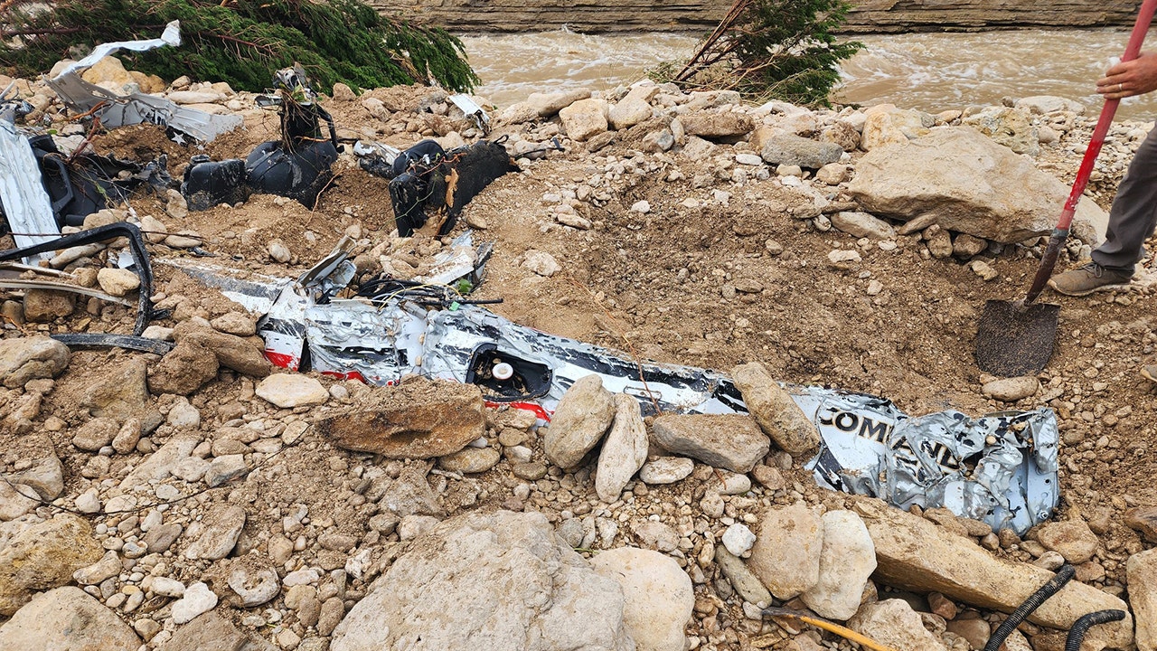 Harrowing photos show what’s left of volunteer fire chief’s vehicle after he was swept away in Texas floods