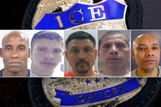 DHS arrests five illegal immigrants convicted of serious crimes, including murder and child abuse