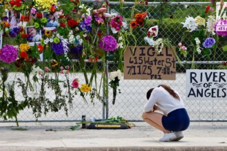 ‘River of Angels’ memorial rises in Kerrville as flood victims remembered